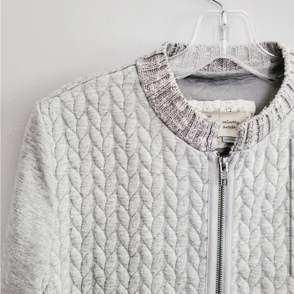 Anthropologie by Saturday Sunday - Quilted Knit Jacket Women's Size Small - Picture 2 of 7